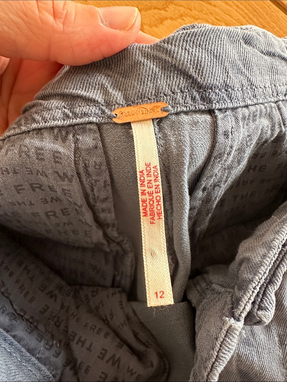 Free People Spotlight Washed Barrel Chino Trousers - Picture 4 of 5
